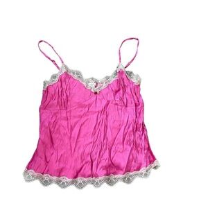 Vintage Y2K 00's adorable pink silky tank top from Old Navy